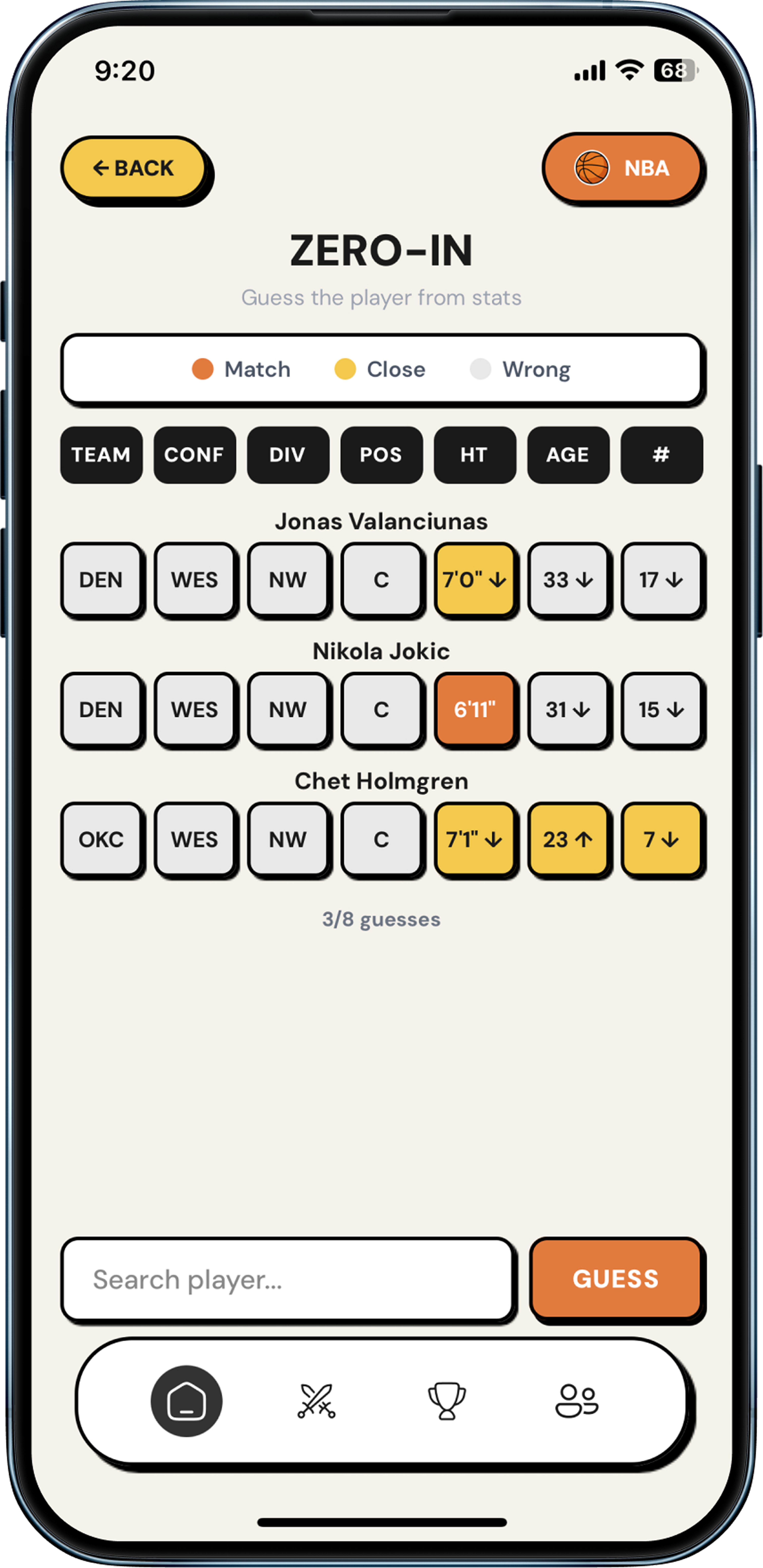 Gameplay screenshot - football
