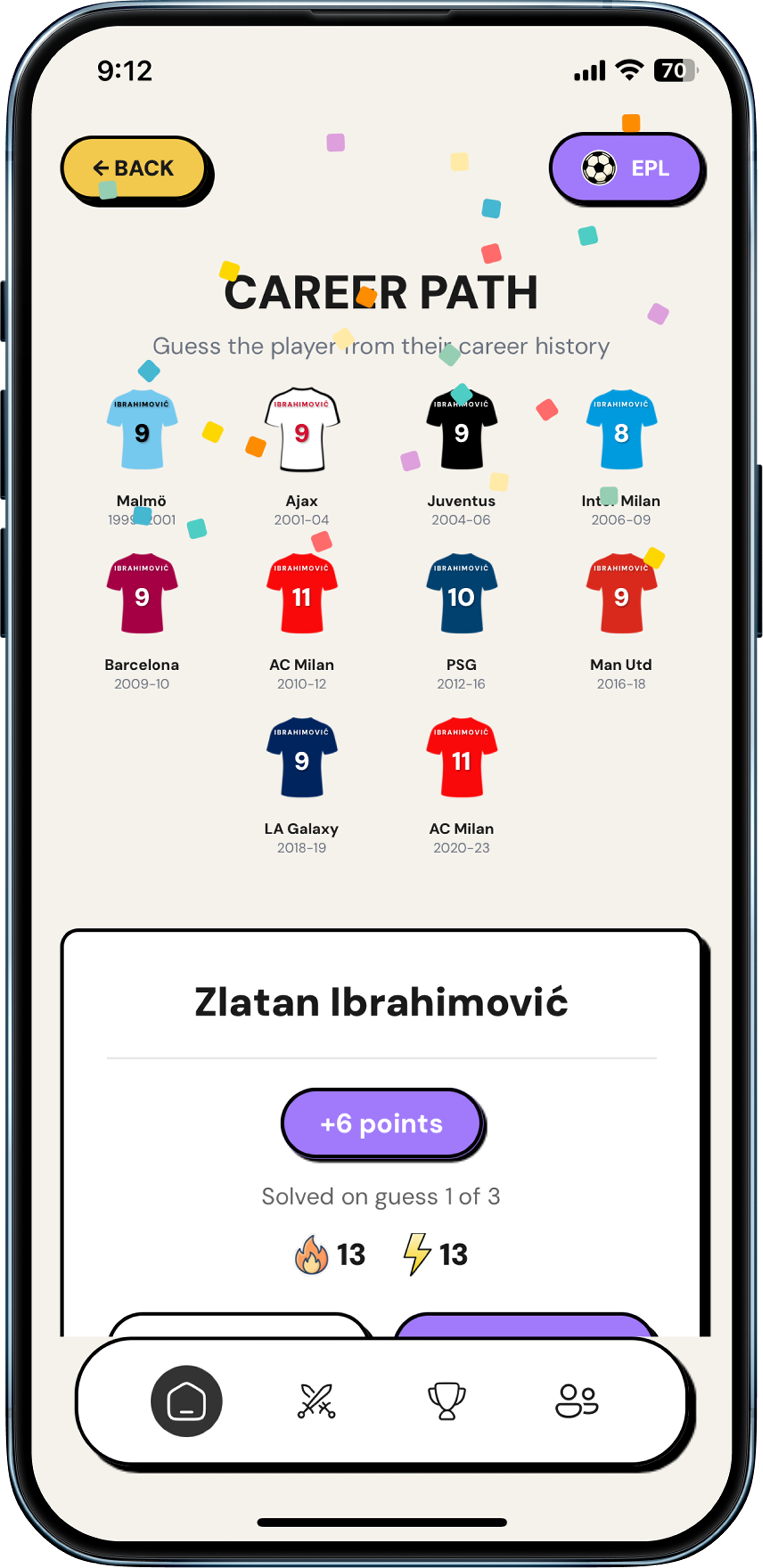 Gameplay screenshot - baseball